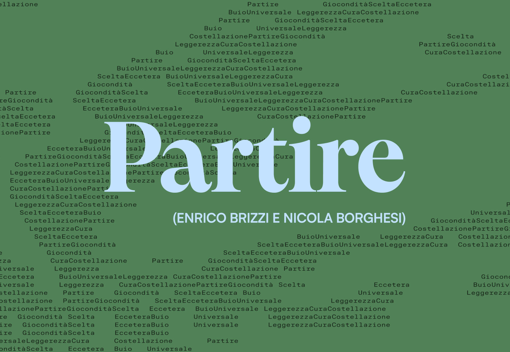 La bellezza delle parole | con Enrico Brizzi e Nicola Borghesi - PARTIRE